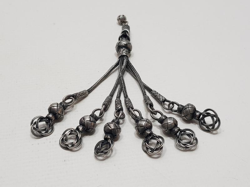 TRABZON İŞİ HASIR ÖRME GÜMÜŞ KAZAZİYE TESPİH SALLAMASI