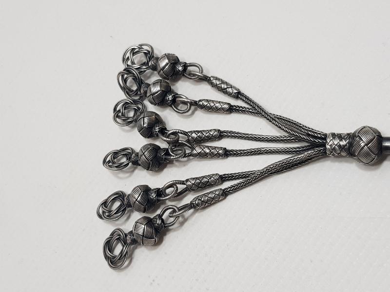 TRABZON İŞİ HASIR ÖRME GÜMÜŞ KAZAZİYE TESPİH SALLAMASI