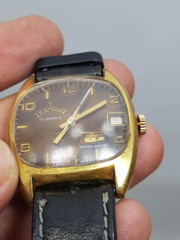 TRAMVAY MARKA TAKVİMLİ KOL SAATİ 