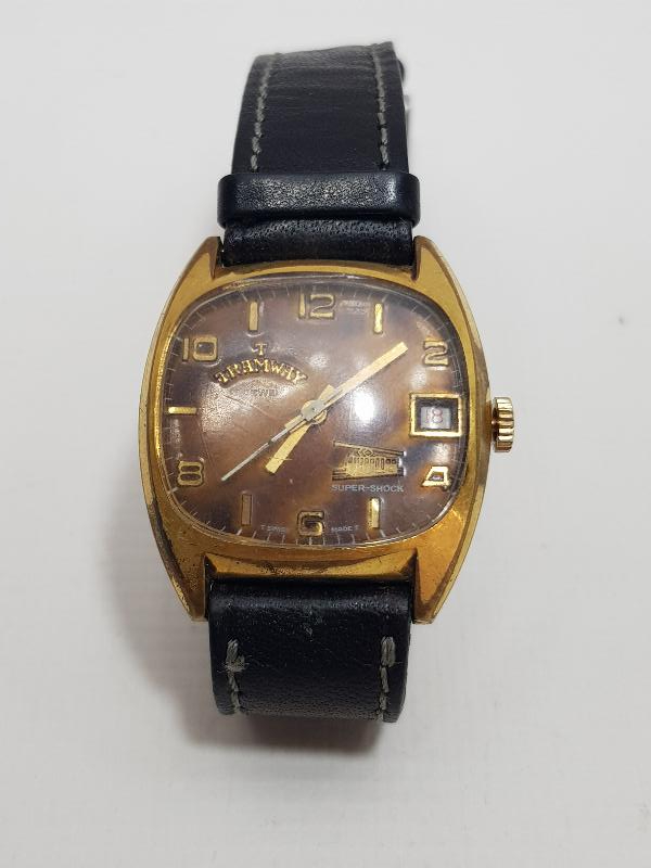 TRAMVAY MARKA TAKVİMLİ KOL SAATİ 