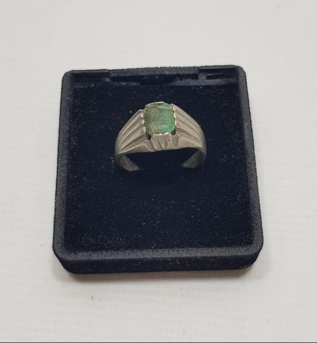 YEŞİM TAŞLI ANTİKA GÜMÜŞ YÜZÜK