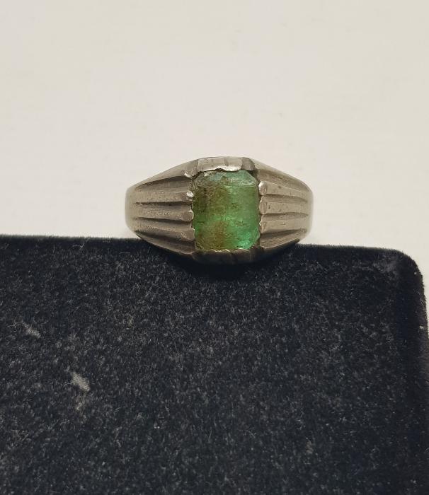 YEŞİM TAŞLI ANTİKA GÜMÜŞ YÜZÜK