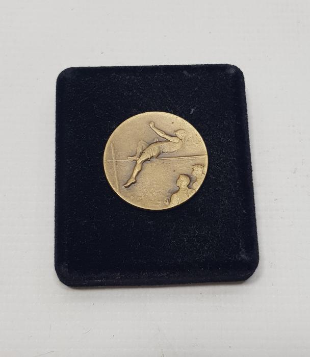 1921 TARİHLİ KUTUSUNDA YÜKSEK ATLAMA SPOR MADALYASI 