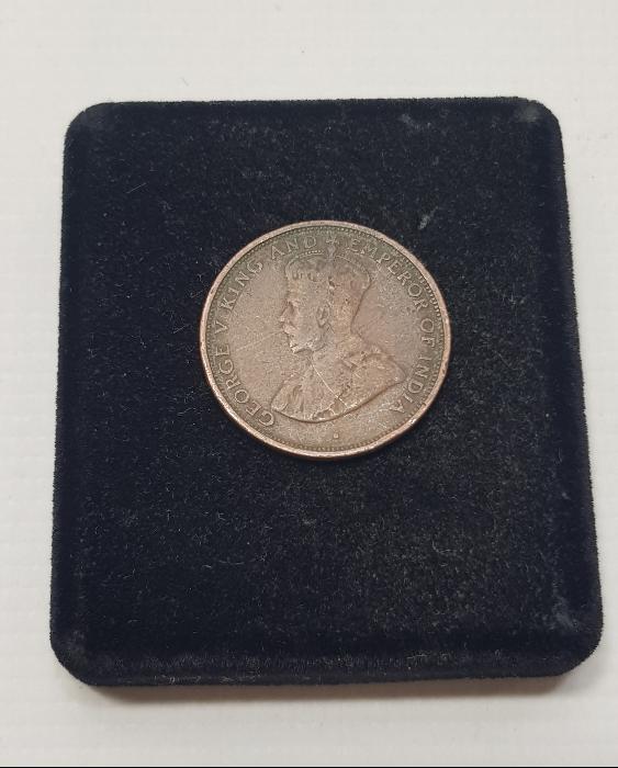 1926 İNGİLİZ SÖMÜRGESİ SEYLAN 1 CENT BAKIR PARA
