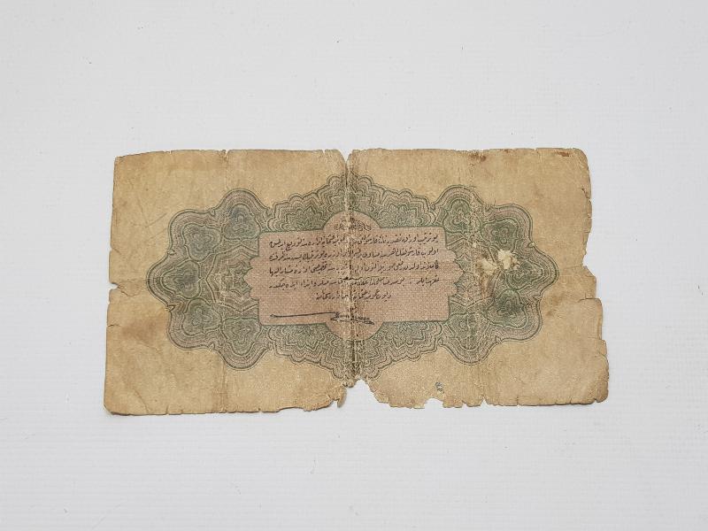 OSMANLI DÖNEMİ KAĞIT 1 LİRA 