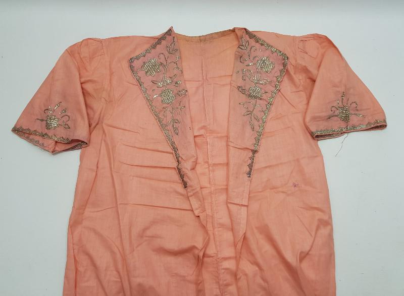 OSMANLI DÖNEMİ LEVANTEN İŞİ GÜMÜŞ SIRMA İŞLEMELİ GECELİK