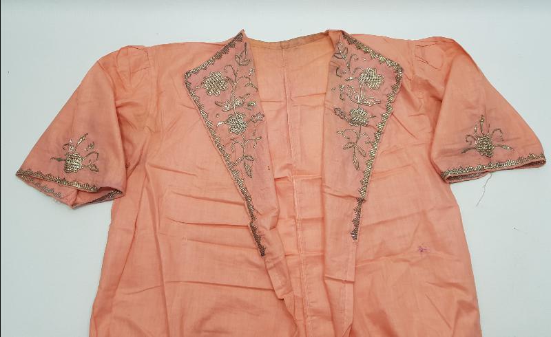 OSMANLI DÖNEMİ LEVANTEN İŞİ GÜMÜŞ SIRMA İŞLEMELİ GECELİK