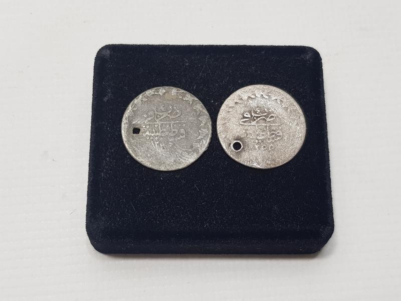 SULTAN ABDÜLMECİD DÖNEMİ İKİ ADET GÜMÜŞ 1,5 KURUŞ