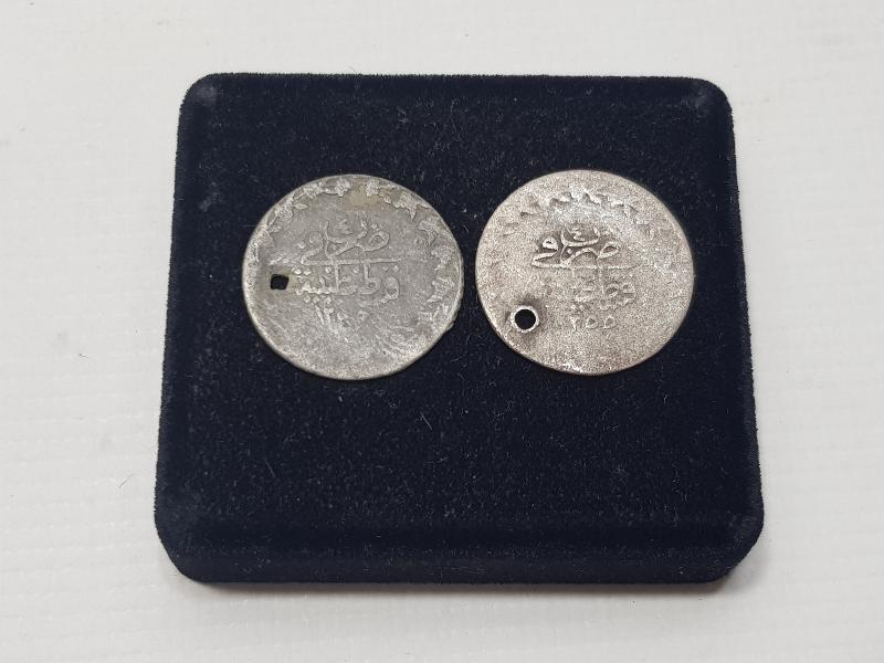 SULTAN ABDÜLMECİD DÖNEMİ İKİ ADET GÜMÜŞ 1,5 KURUŞ