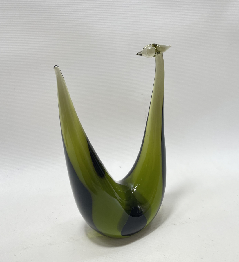 ALTI SANATÇI İMZALI BÜYÜK BOY CAM BİBLO