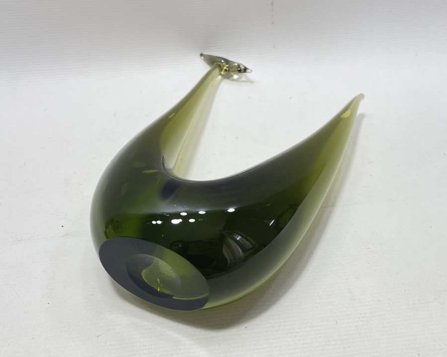 ALTI SANATÇI İMZALI BÜYÜK BOY CAM BİBLO