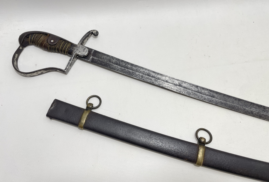 İKİ TARAFI İŞLEMELİ ÇOK NADİR OSMANLI SÜVARİ KILICI