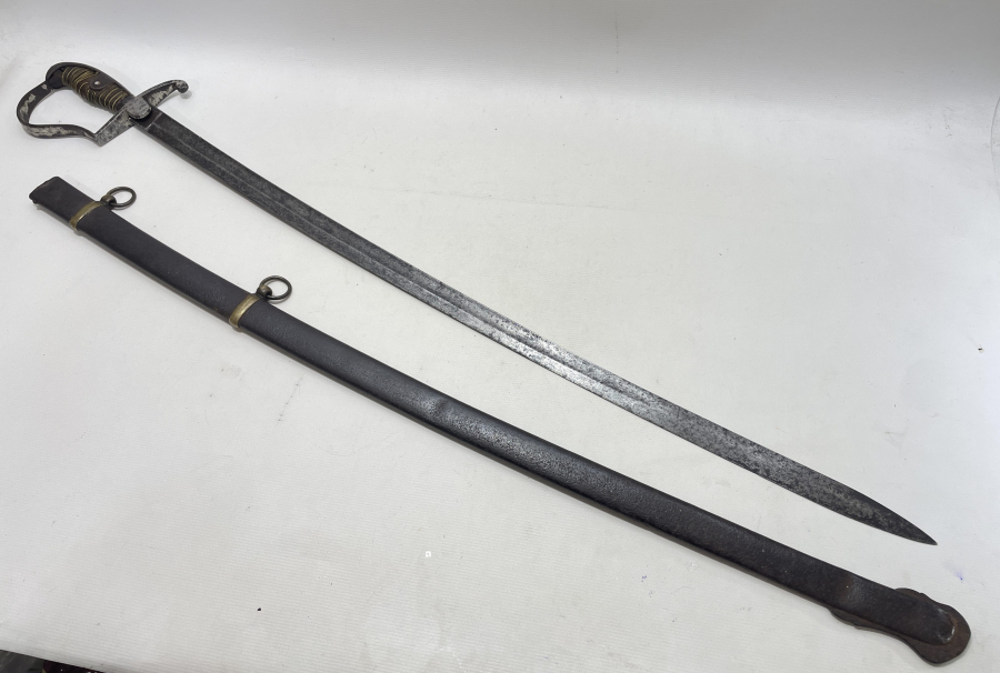 İKİ TARAFI İŞLEMELİ ÇOK NADİR OSMANLI SÜVARİ KILICI