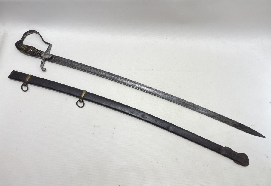 İKİ TARAFI İŞLEMELİ ÇOK NADİR OSMANLI SÜVARİ KILICI