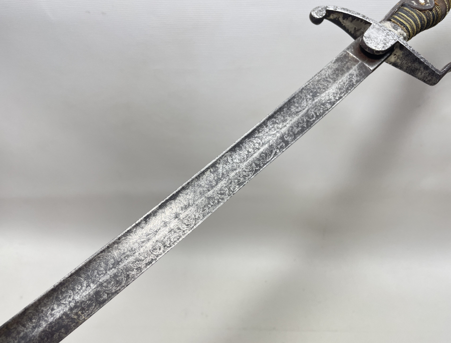 İKİ TARAFI İŞLEMELİ ÇOK NADİR OSMANLI SÜVARİ KILICI