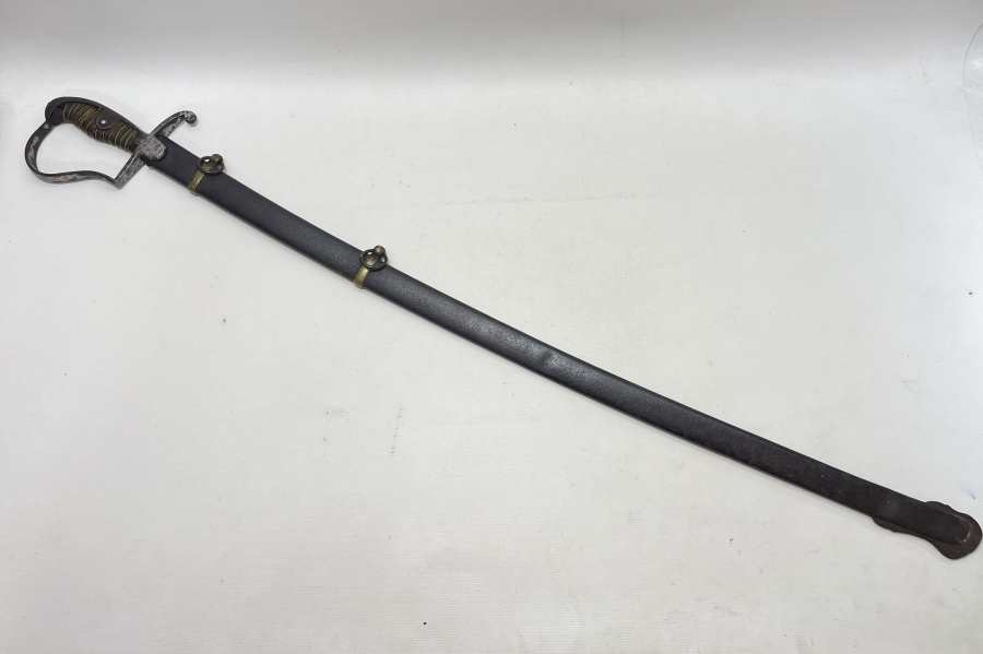 İKİ TARAFI İŞLEMELİ ÇOK NADİR OSMANLI SÜVARİ KILICI