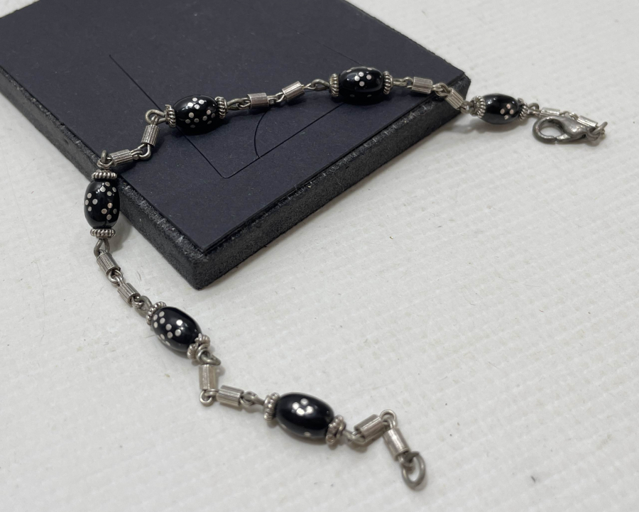 OLTU TAŞLI ÖZEL YAPIM GÜMÜŞ BİLEKLİK