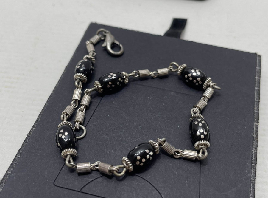 OLTU TAŞLI ÖZEL YAPIM GÜMÜŞ BİLEKLİK