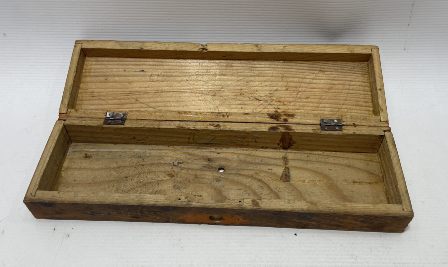 OSMANLI DÖNEMİ AT GÖRSELLİ NADİR AHŞAP USTURA KUTUSU