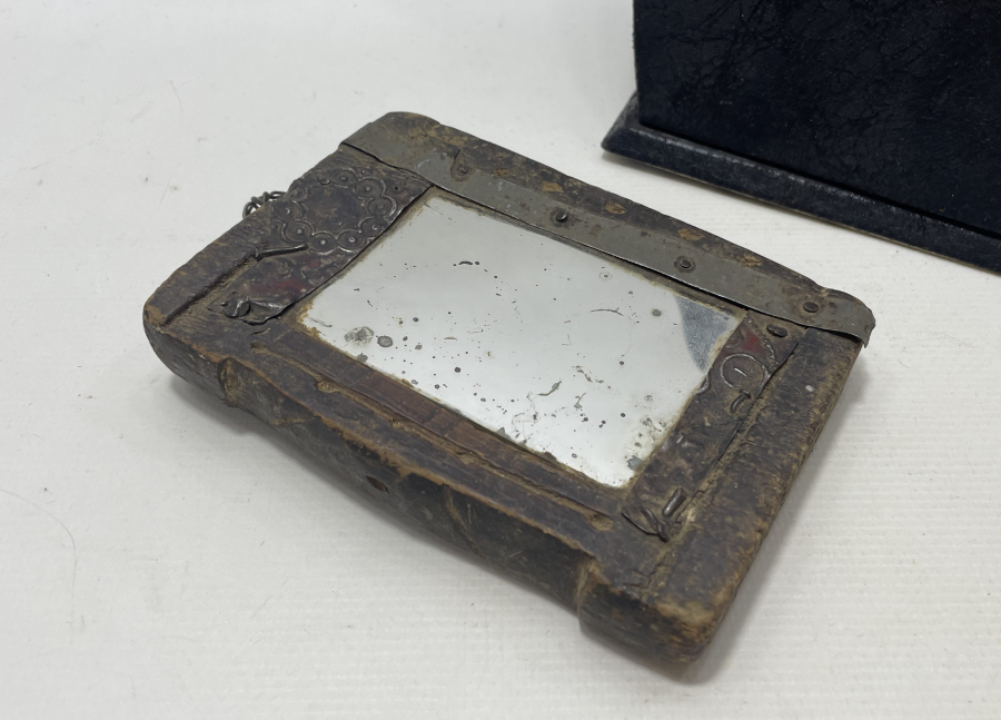 OSMANLI DÖNEMİ AYNASI TAŞ AYNADAN MAMUL NADİR KÖY İŞİ AYNA