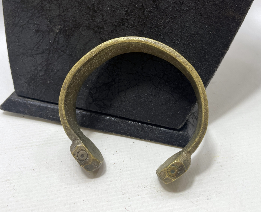 OSMANLI DÖNEMİ NADİR FORMDA BÜYÜK BOY ŞAMAN KÜLTÜRÜ BRONZ BİLEZİK