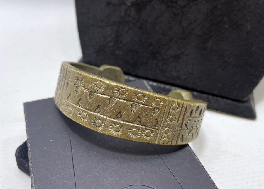 OSMANLI DÖNEMİ NADİR FORMDA BÜYÜK BOY ŞAMAN KÜLTÜRÜ BRONZ BİLEZİK