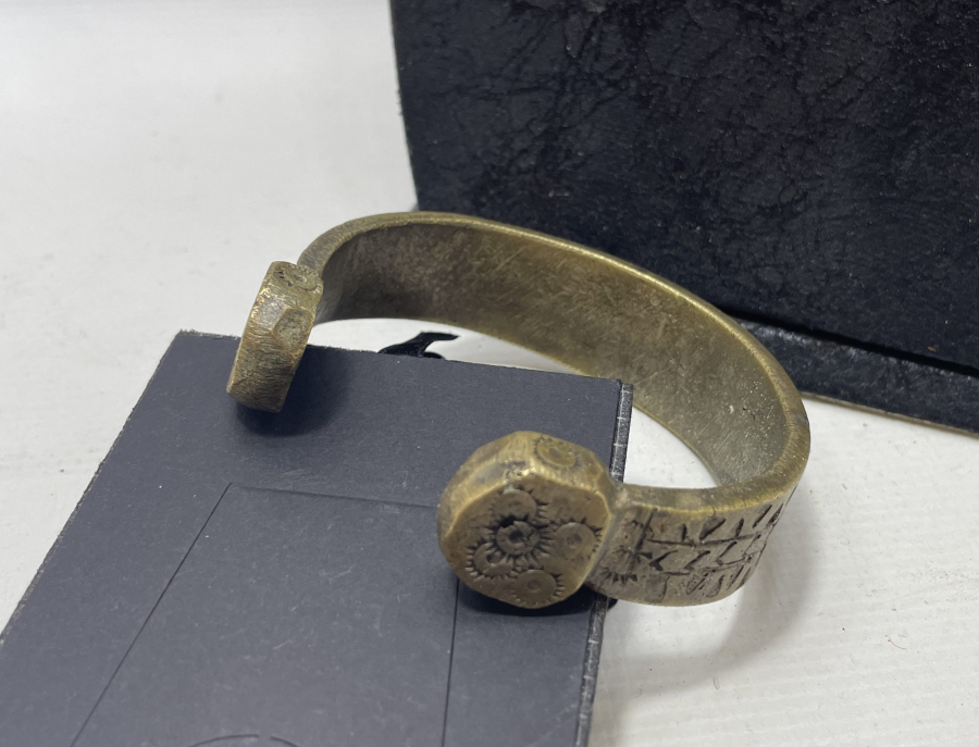 OSMANLI DÖNEMİ NADİR FORMDA BÜYÜK BOY ŞAMAN KÜLTÜRÜ BRONZ BİLEZİK