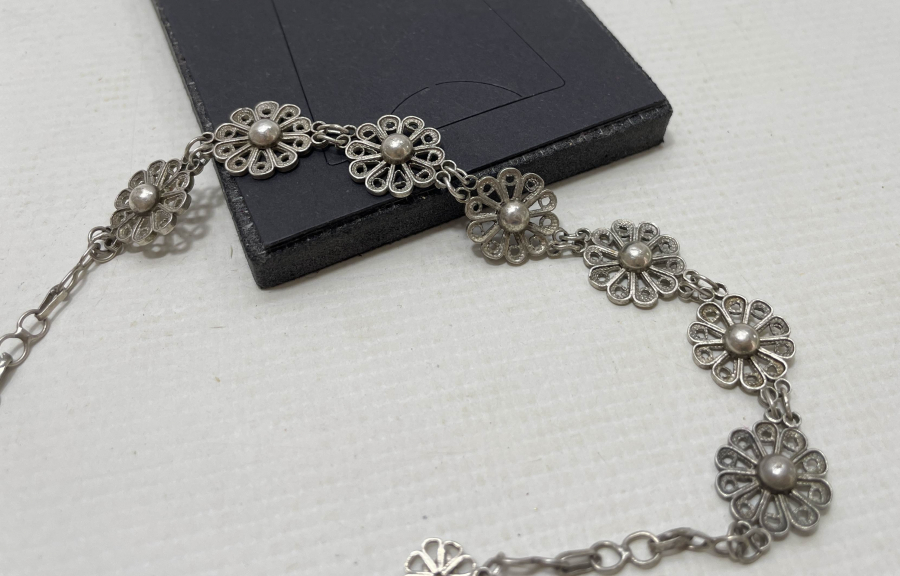 TELKARİ İŞÇİLİKLİ GÜMÜŞ BİLEKLİK