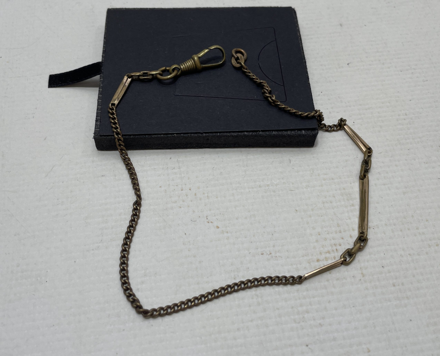 ALTIN KAPLAMA ANTİKA CEP SAATİ KÖSTEĞİ