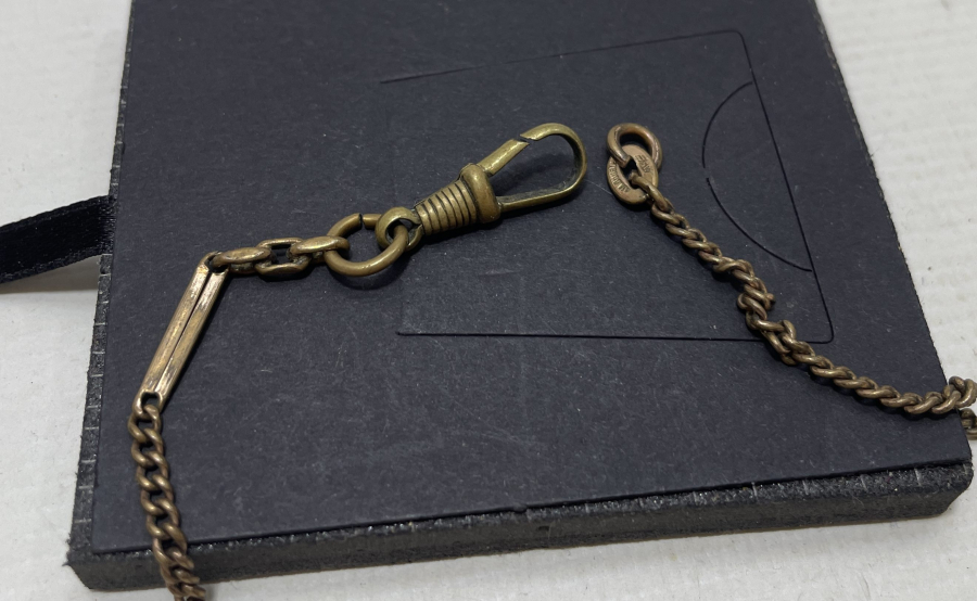 ALTIN KAPLAMA ANTİKA CEP SAATİ KÖSTEĞİ