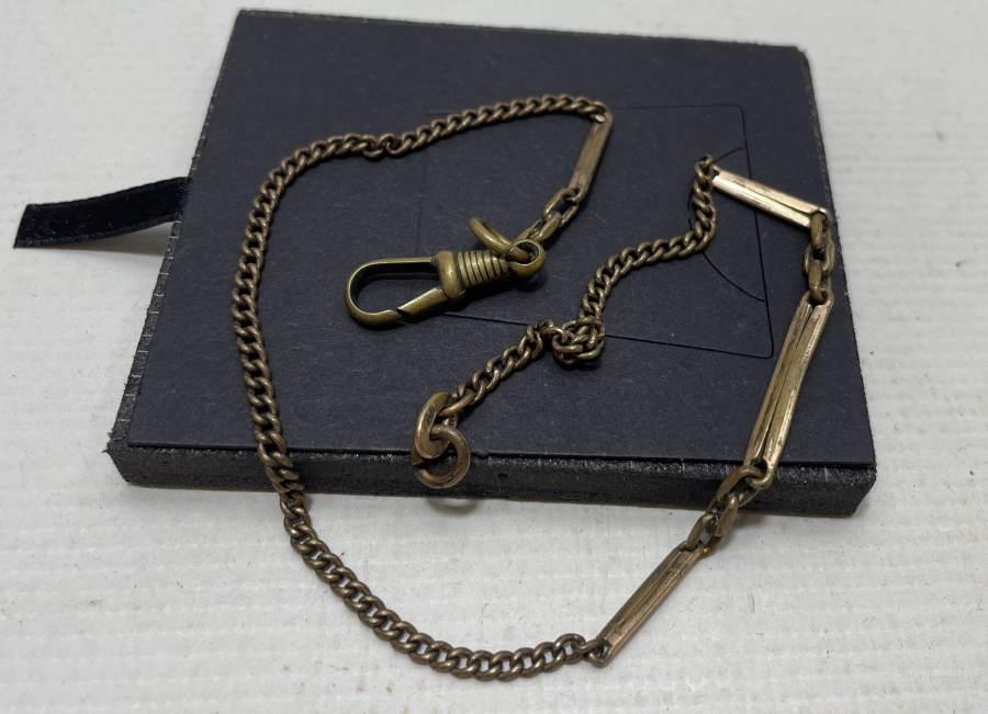 ALTIN KAPLAMA ANTİKA CEP SAATİ KÖSTEĞİ