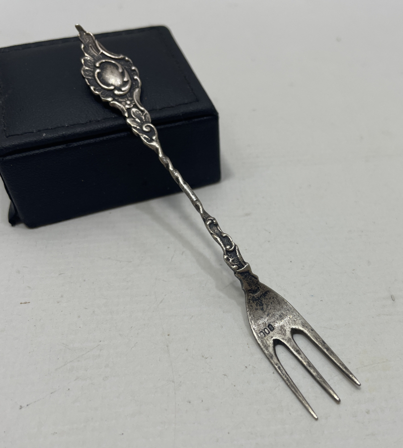 ANTİKA GÜMÜŞ LİMON ÇATALI