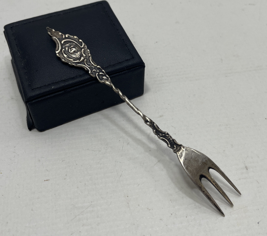 ANTİKA GÜMÜŞ LİMON ÇATALI