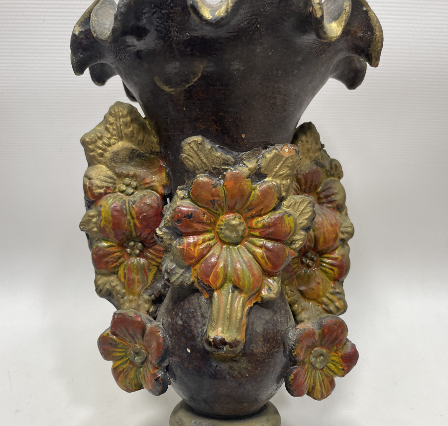 CUMHURİYET BAŞLARI NADİR FORMDA BÜYÜK BOY ÇANAKKALE İŞİ VAZO