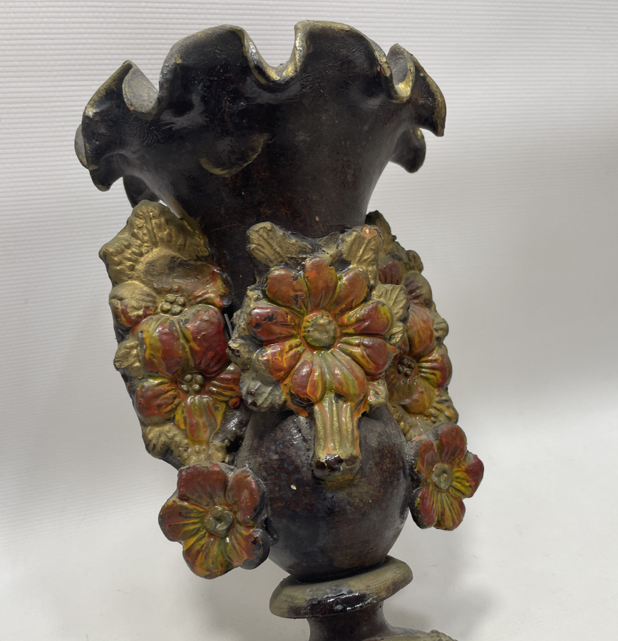 CUMHURİYET BAŞLARI NADİR FORMDA BÜYÜK BOY ÇANAKKALE İŞİ VAZO