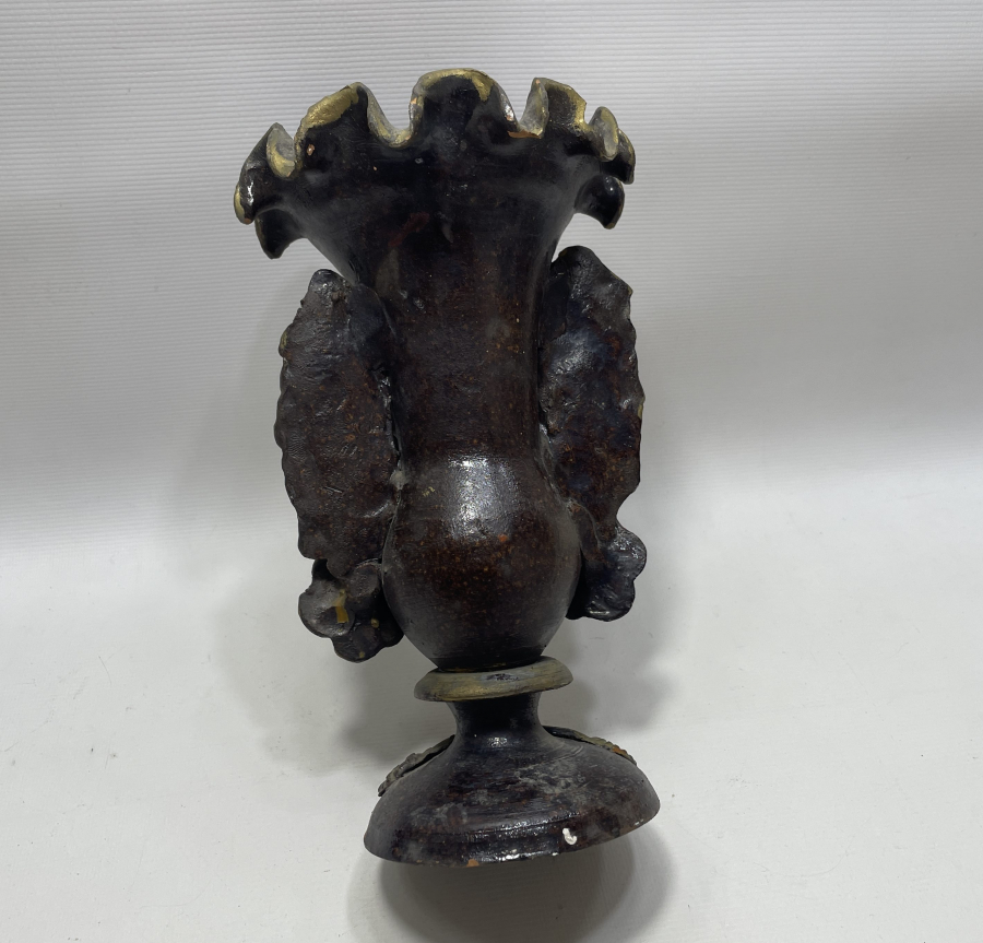 CUMHURİYET BAŞLARI NADİR FORMDA BÜYÜK BOY ÇANAKKALE İŞİ VAZO