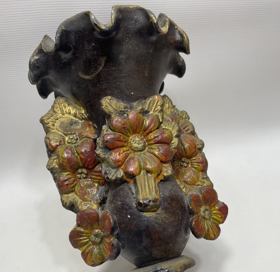 CUMHURİYET BAŞLARI NADİR FORMDA BÜYÜK BOY ÇANAKKALE İŞİ VAZO