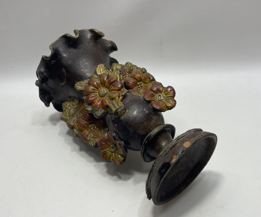 CUMHURİYET BAŞLARI NADİR FORMDA BÜYÜK BOY ÇANAKKALE İŞİ VAZO