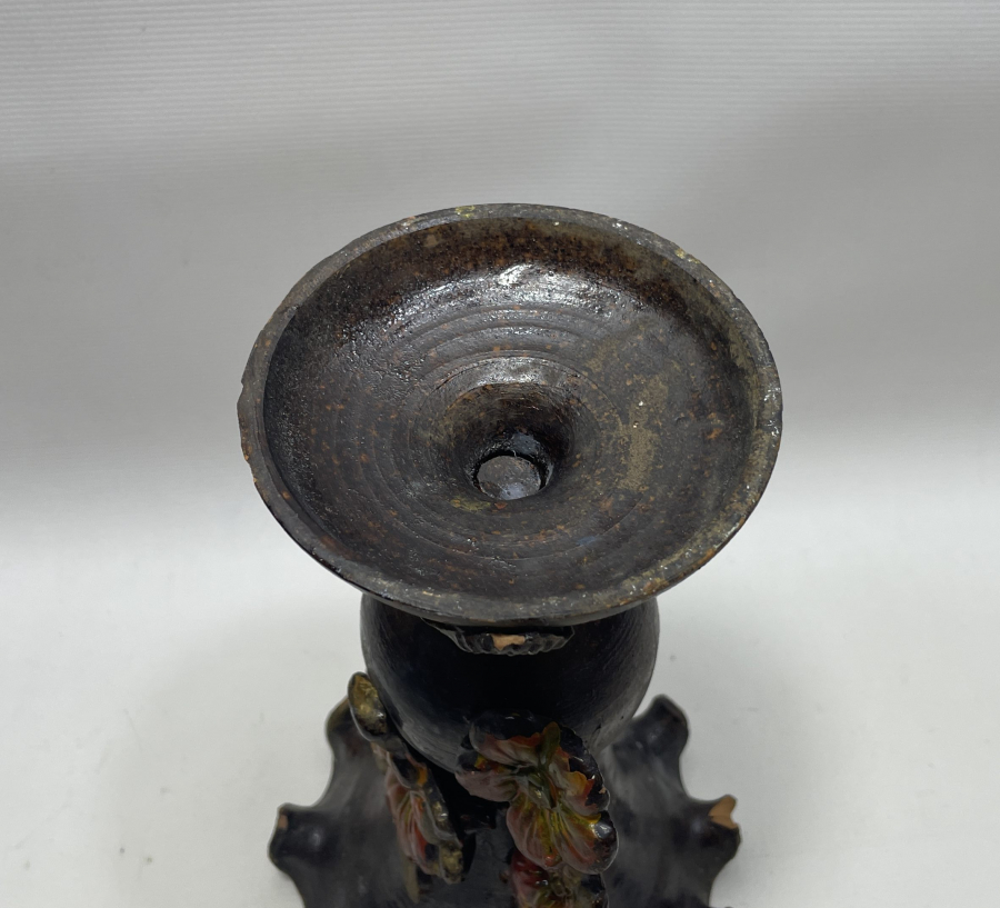 CUMHURİYET BAŞLARI NADİR FORMDA BÜYÜK BOY ÇANAKKALE İŞİ VAZO