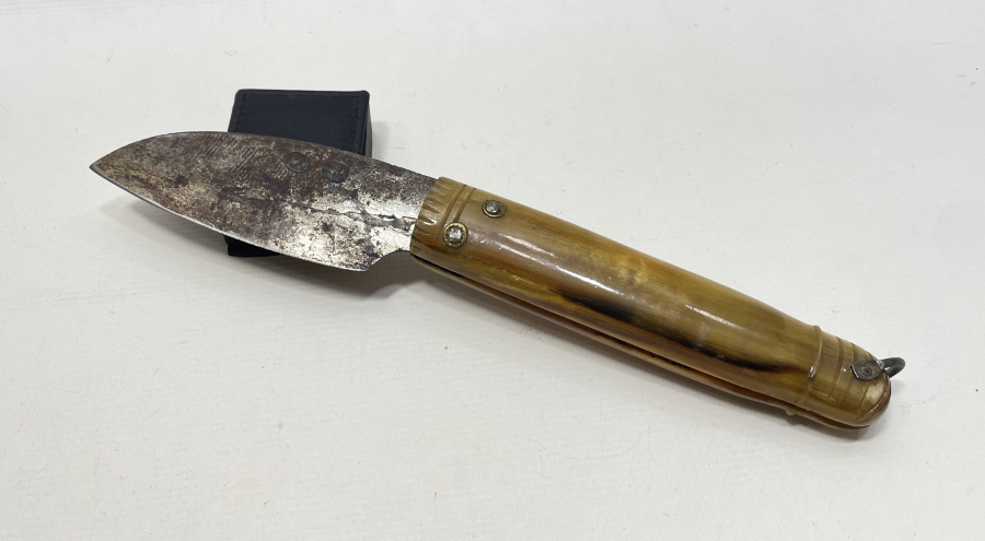 OSMANLI DÖNEMİ ÇİFT USTA DAMGALI DEV BOYDA ÇAKI