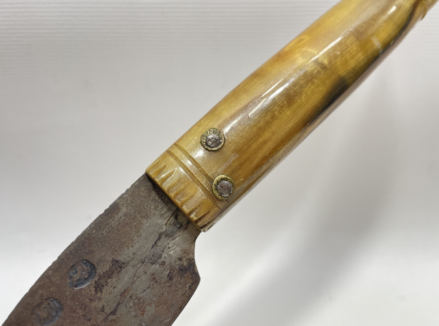 OSMANLI DÖNEMİ ÇİFT USTA DAMGALI DEV BOYDA ÇAKI