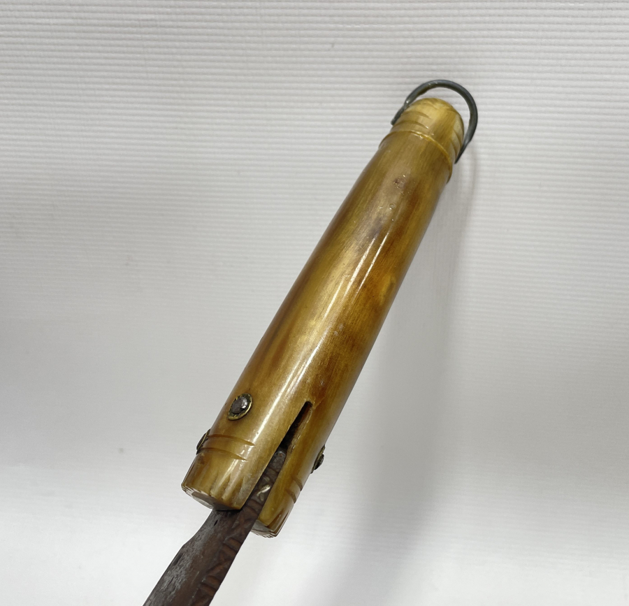 OSMANLI DÖNEMİ ÇİFT USTA DAMGALI DEV BOYDA ÇAKI