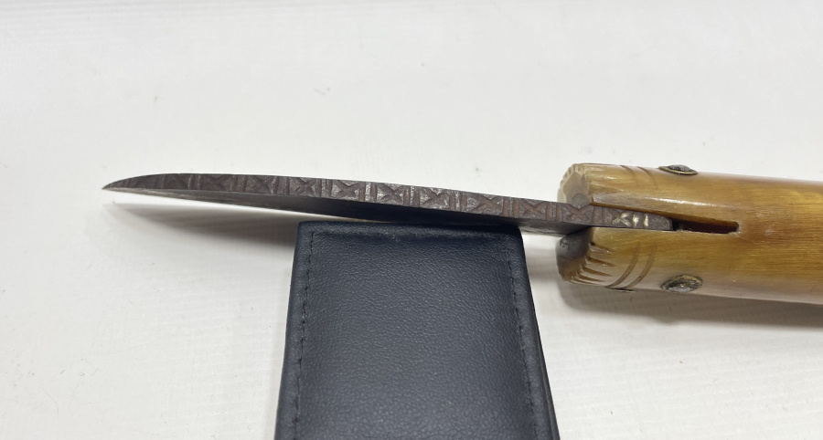 OSMANLI DÖNEMİ ÇİFT USTA DAMGALI DEV BOYDA ÇAKI