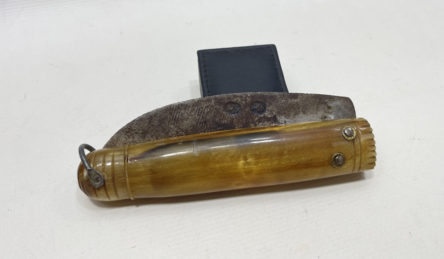 OSMANLI DÖNEMİ ÇİFT USTA DAMGALI DEV BOYDA ÇAKI