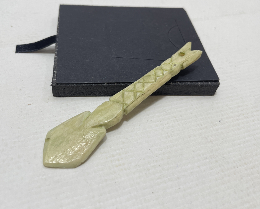 OSMANLI DÖNEMİ KEMİKTEN MAMUL BALIK FORMUNDA ÇOK NADİR UÇKURLUK