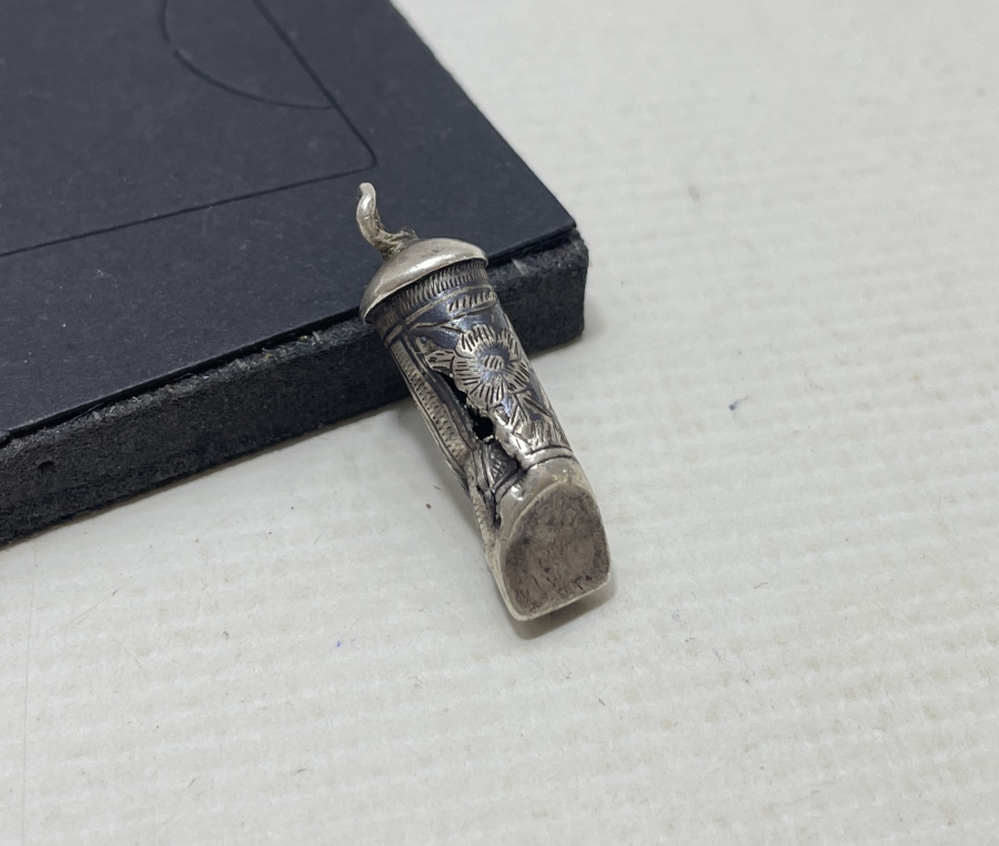 OSMANLI DÖNEMİ ÇOK NADİR SAVATLI GÜMÜŞ DÜDÜK