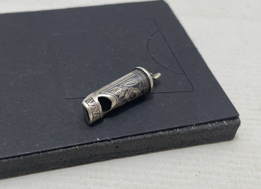 OSMANLI DÖNEMİ ÇOK NADİR SAVATLI GÜMÜŞ DÜDÜK