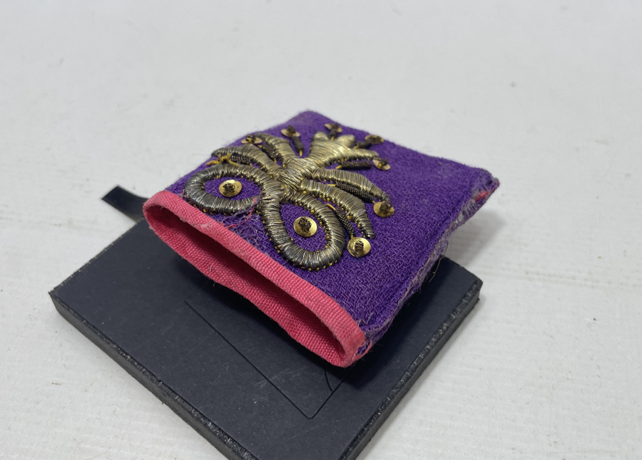 OSMANLI DÖNEMİ SIRMA İŞÇİLİKLİ CEP SAATİ KESESİ