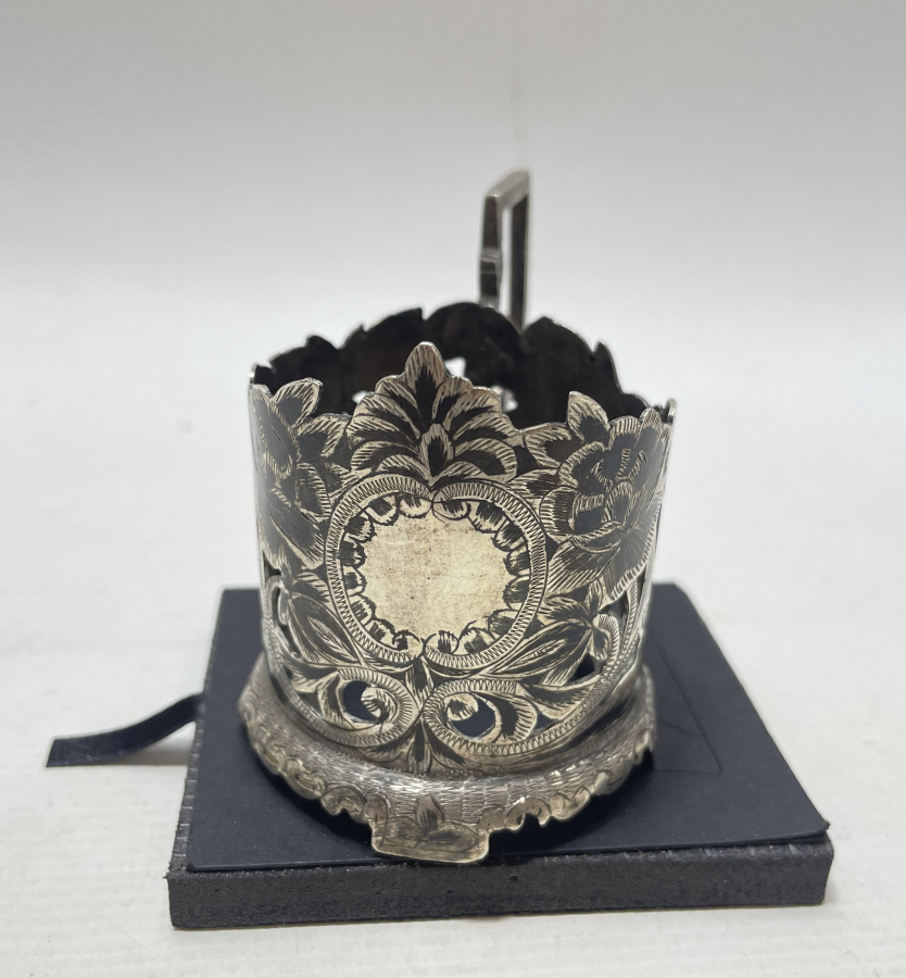 OSMANLI DÖNEMİ USTA DAMGALI SAVATLI VAN İŞİ BARDAK ZARFI