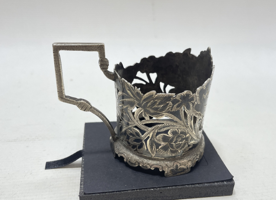 OSMANLI DÖNEMİ USTA DAMGALI SAVATLI VAN İŞİ BARDAK ZARFI